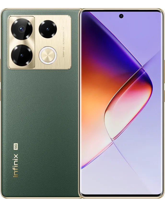 Infinix Note 40 Pro 5G Main img, Vintage Green color