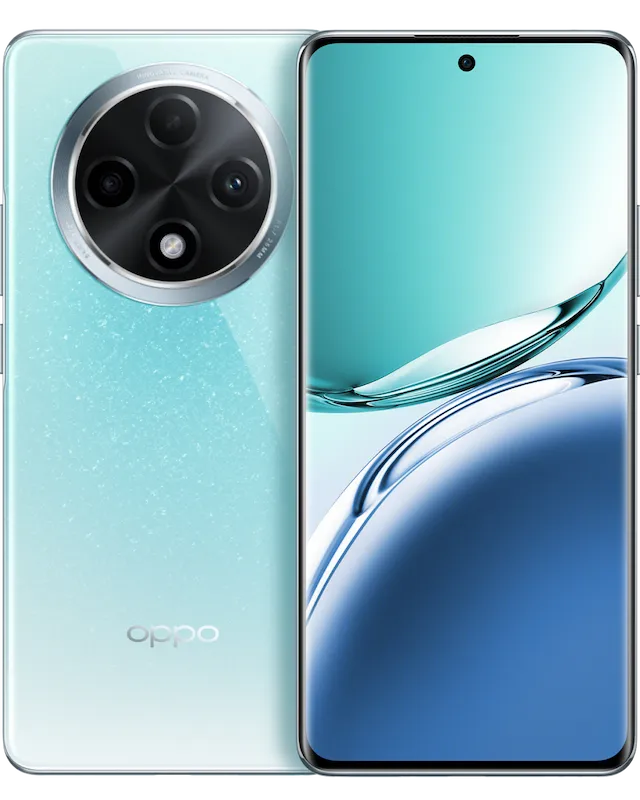 Oppo A3 Pro Cyan color